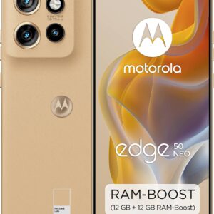 Motorola EDGE 50 Neo Smartphone 512 GB 16.2 cm (6.36 Zoll) Beige Android™ 14 Dual-SIM