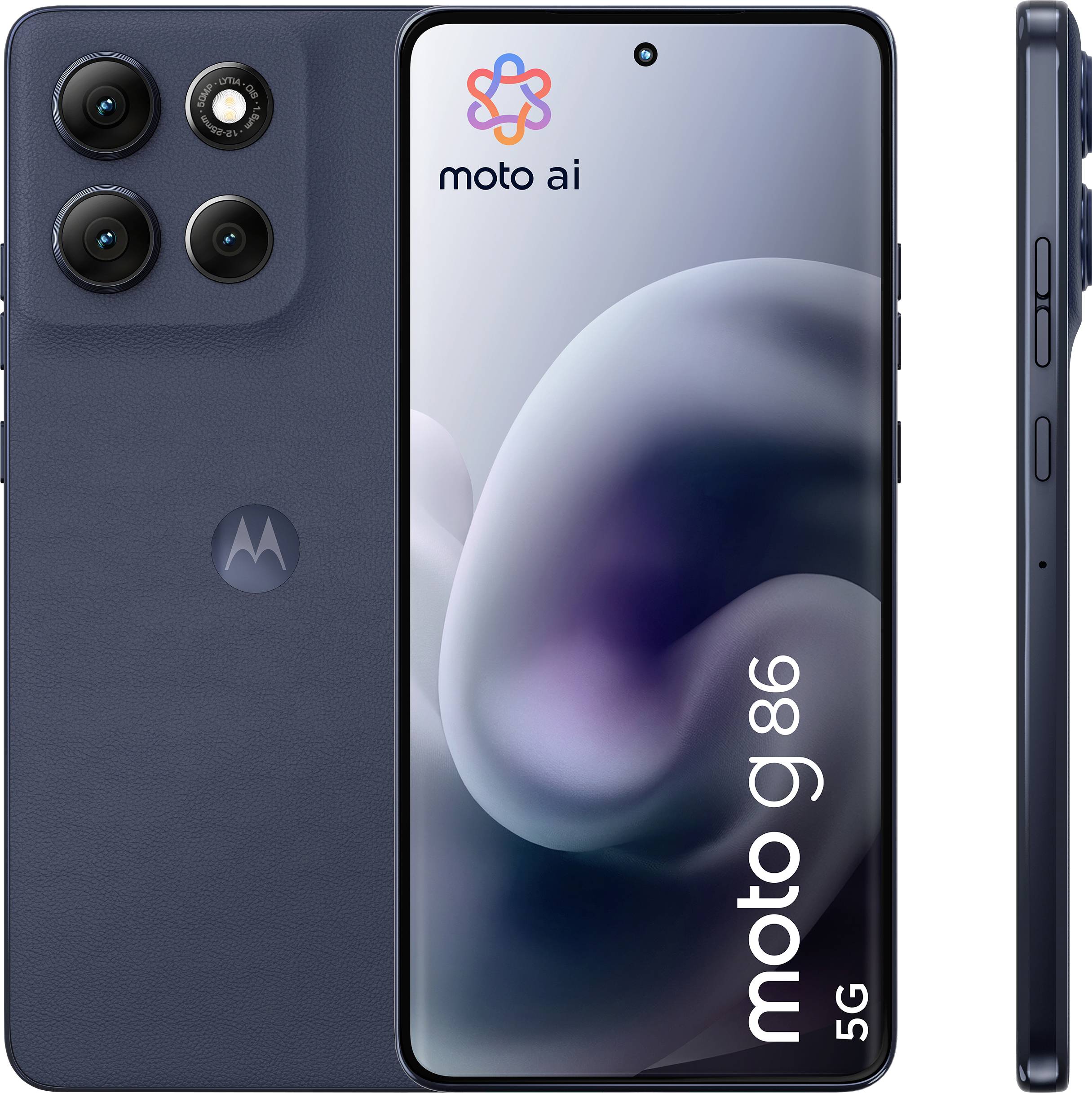 Motorola moto g86 5G Smartphone 256 GB 16.9 cm (6.67 Zoll) Dunkelgrau Android™ 15 Dual-SIM