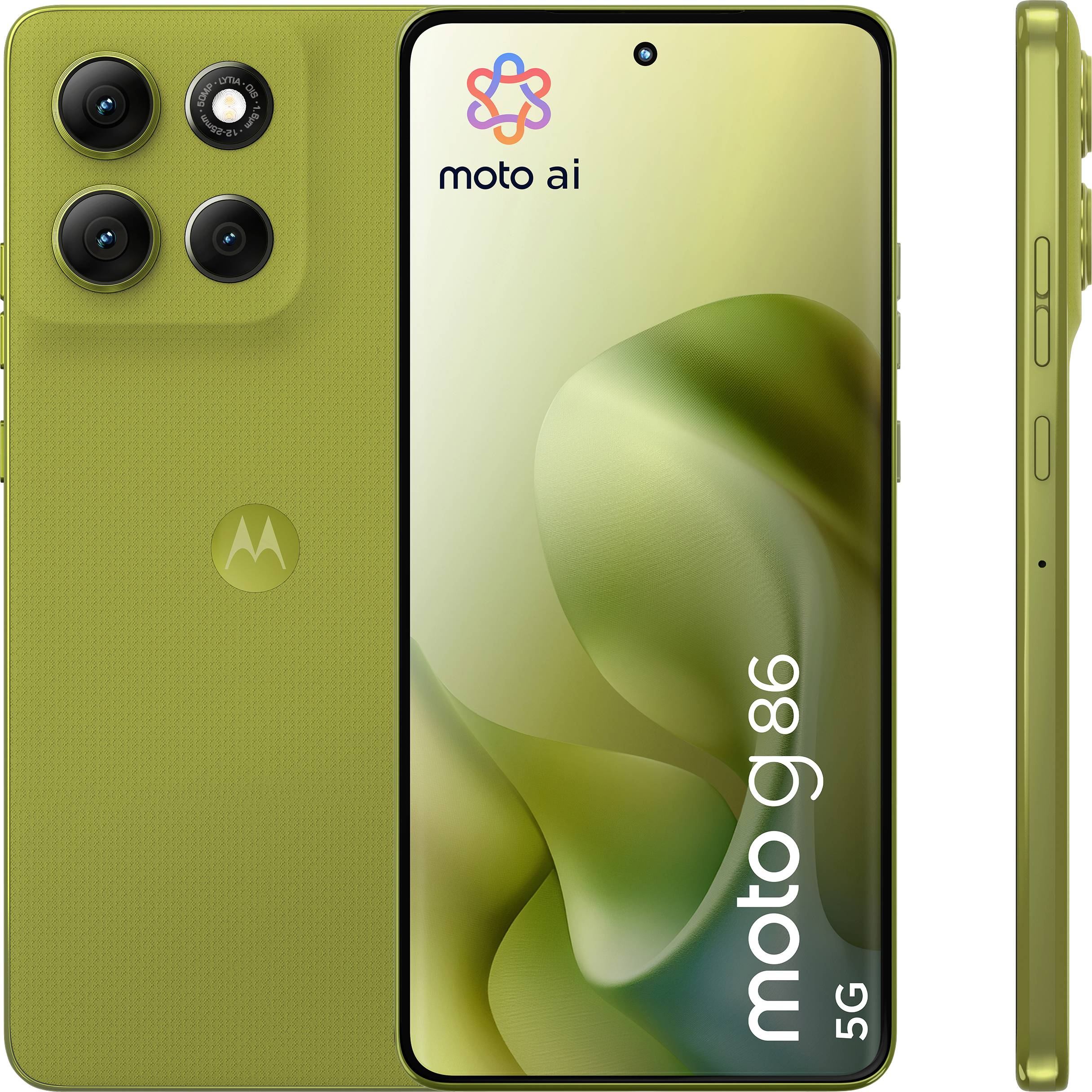 Motorola moto g86 5G Smartphone 256 GB 16.9 cm (6.67 Zoll) Zypresse Android™ 15 Dual-SIM