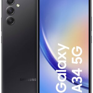 Samsung Galaxy A34 5G Smartphone 128 GB 16.8 cm (6.6 Zoll) Graphit Android™ 13 Hybrid-Slot
