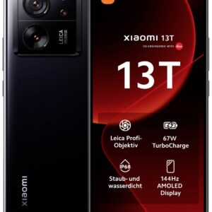 Xiaomi 13T Smartphone 256 GB 16.9 cm (6.67 Zoll) Schwarz Android™ 13 Dual-SIM