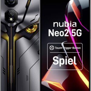 ZTE Nubia Neo 2 5G Dual-SIM-Handy 256 GB 17.1 cm (6.72 Zoll) Grau Dual-SIM