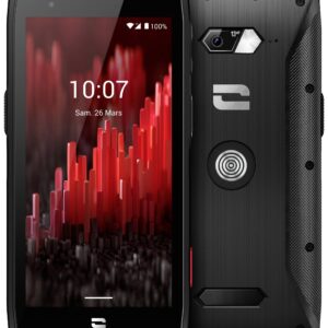 Crosscall Core M5 Outdoor Smartphone 64 GB 12.6 cm (4.95 Zoll) Schwarz Android™ 11 Hybrid-Slot