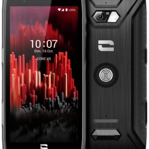 Crosscall Core X5 Outdoor Smartphone 128 GB 13.8 cm (5.45 Zoll) Schwarz Android™ 11 Hybrid-Slot