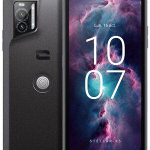Crosscall Stellar X5 Outdoor Smartphone 128 GB 16.5 cm (6.497 Zoll) Schwarz Android™ 13 Dual-SIM